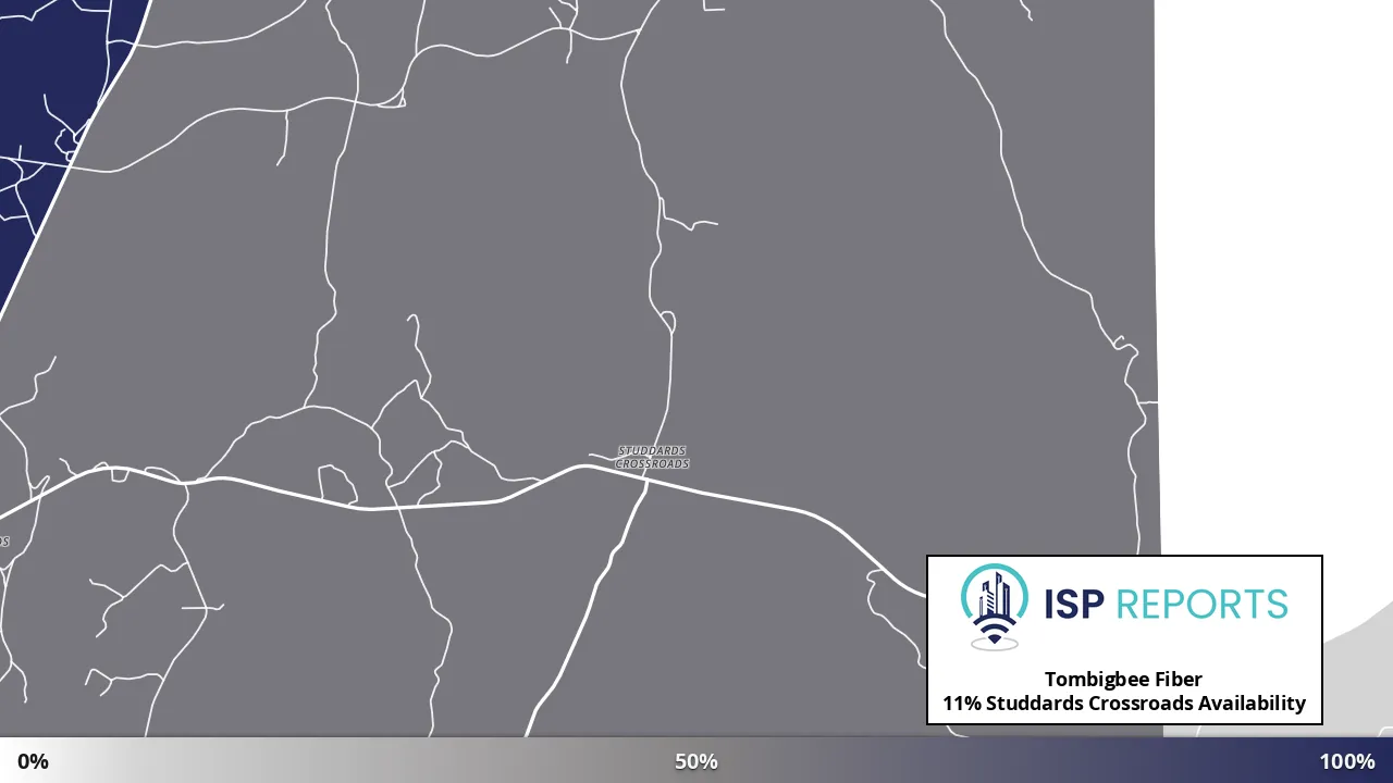 Studdards Crossroads, AL map of internet availability