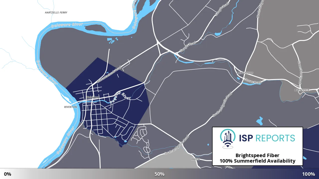 Summerfield, NJ map of internet availability