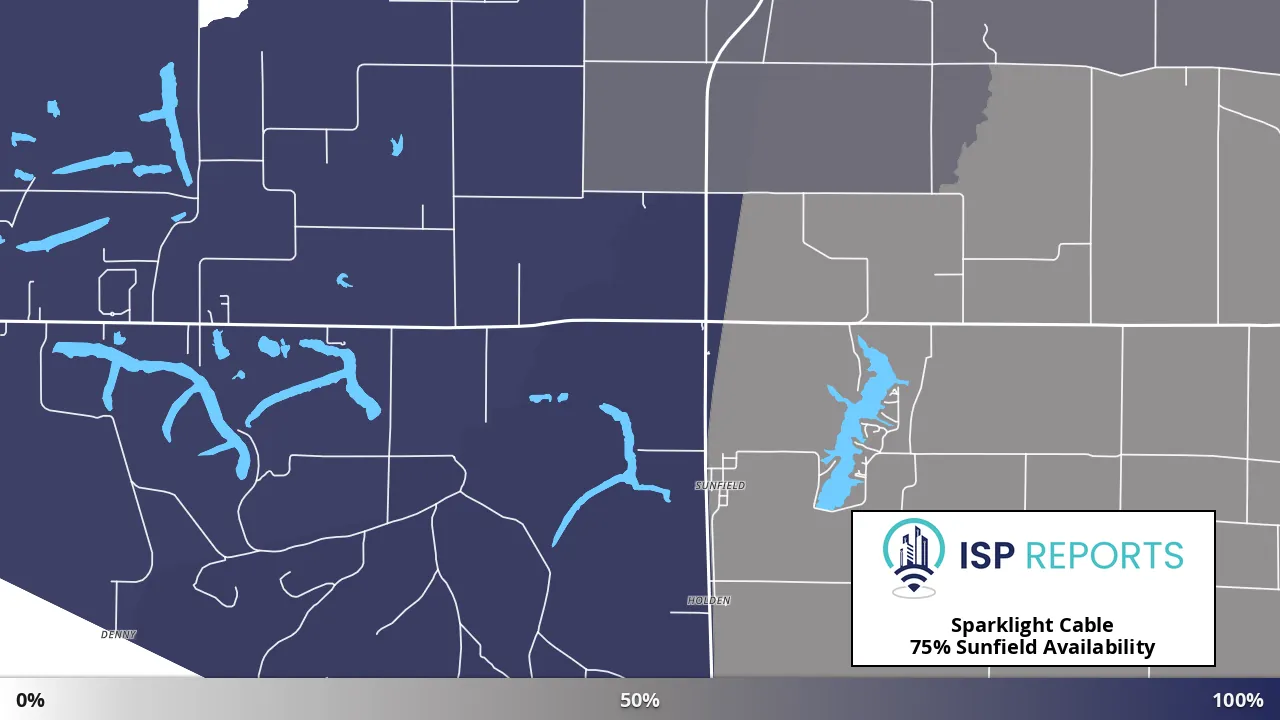 Sunfield, IL map of internet availability
