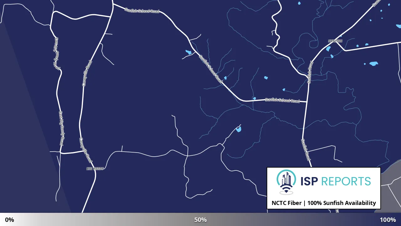 Sunfish, KY map of internet availability