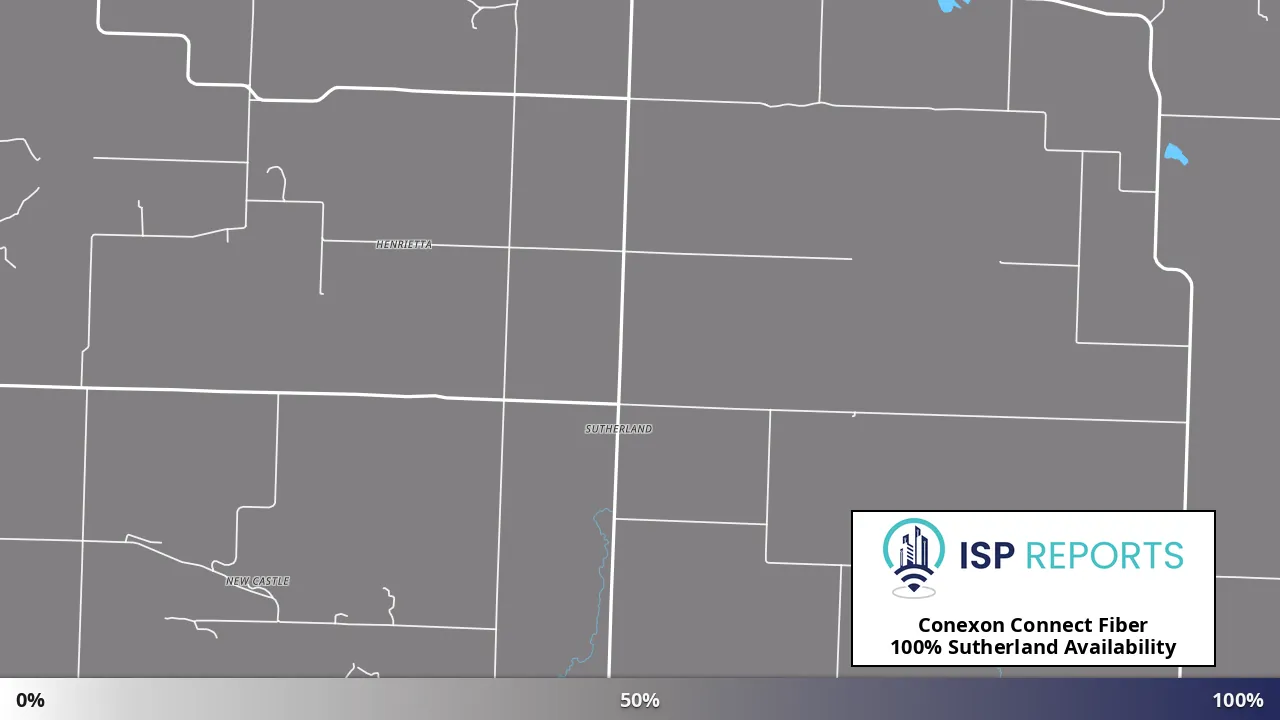 Sutherland, MO map of internet availability