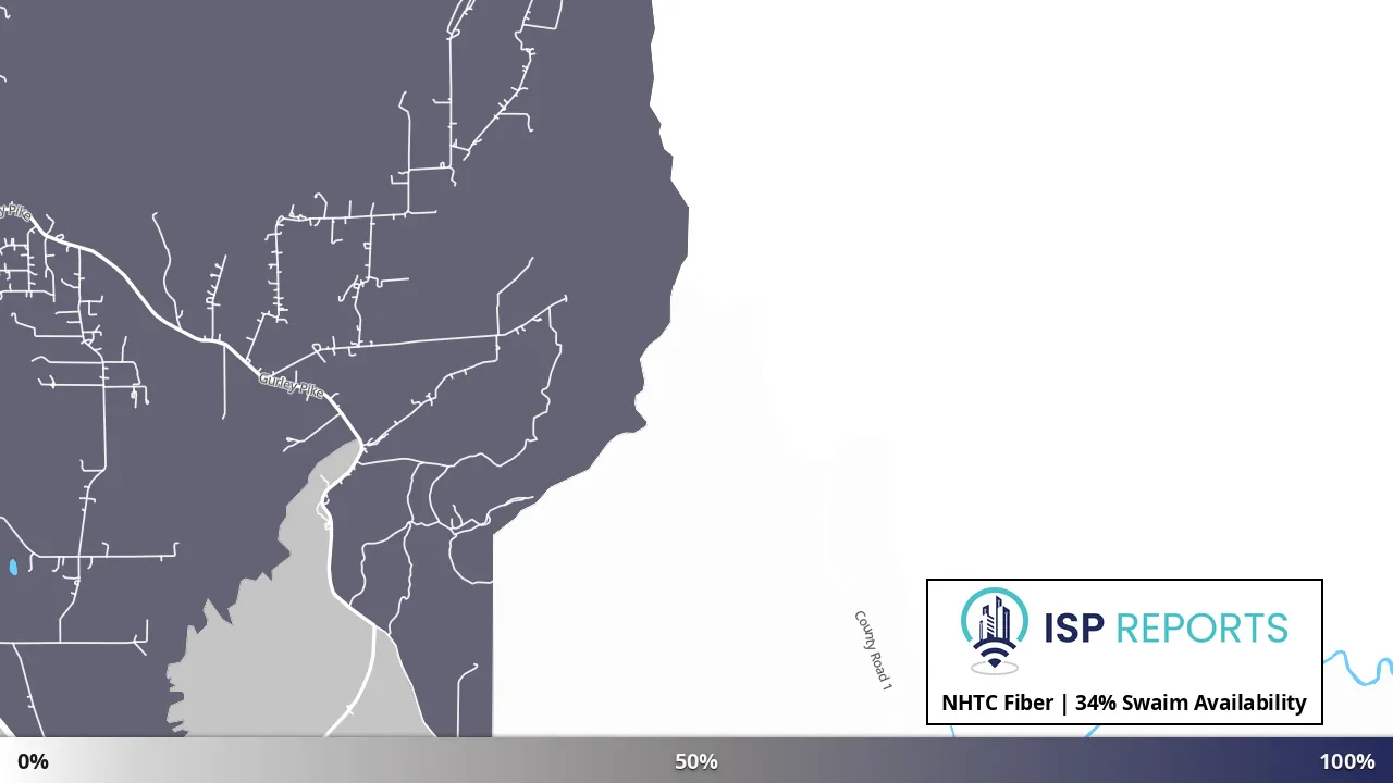 Swaim, AL map of internet availability
