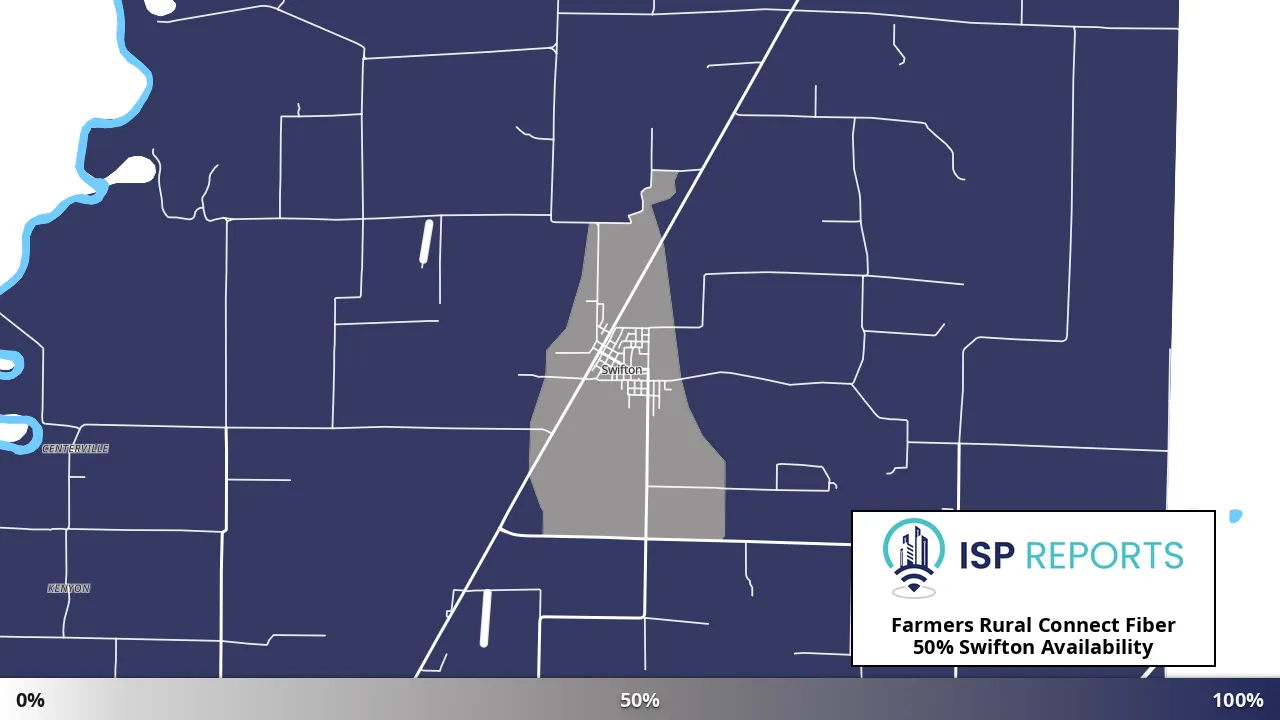 Swifton, AR map of internet availability