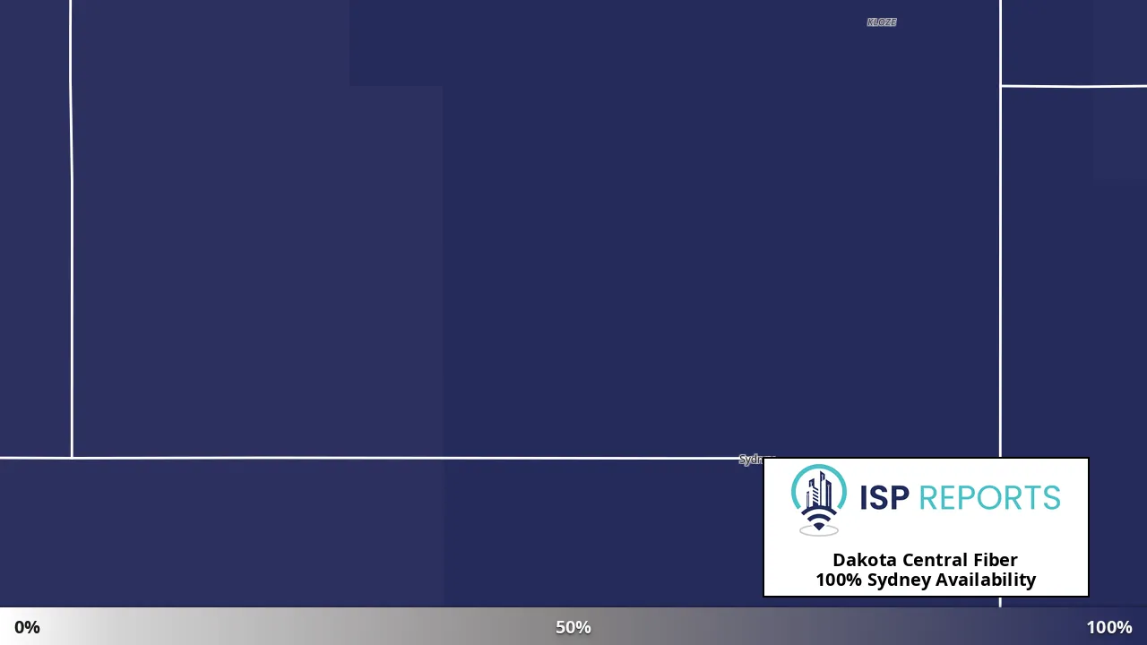 Sydney, ND map of internet availability