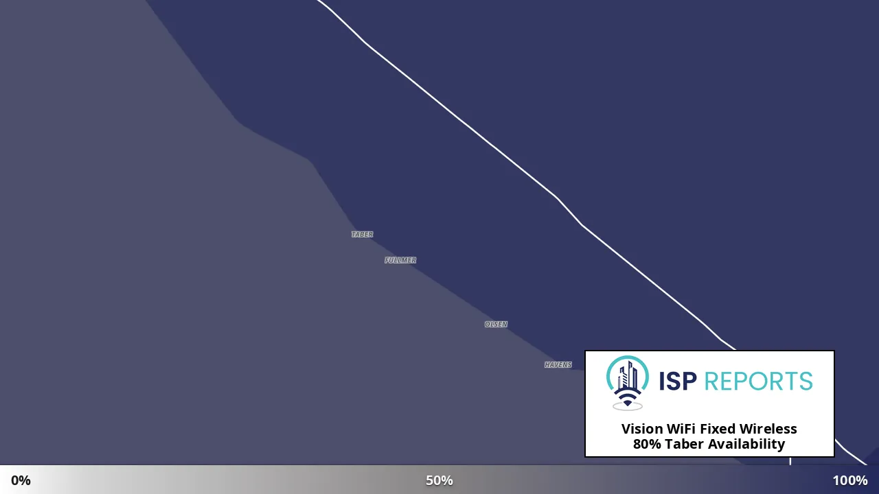 Taber, ID map of internet availability