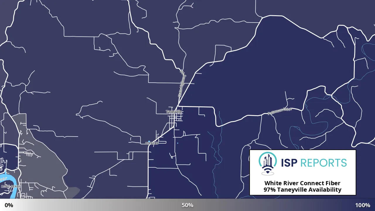 Taneyville, MO map of internet availability