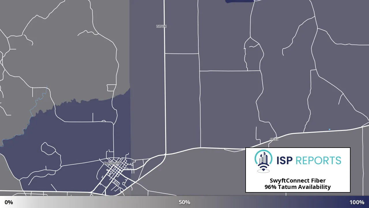 Tatum, MS map of internet availability