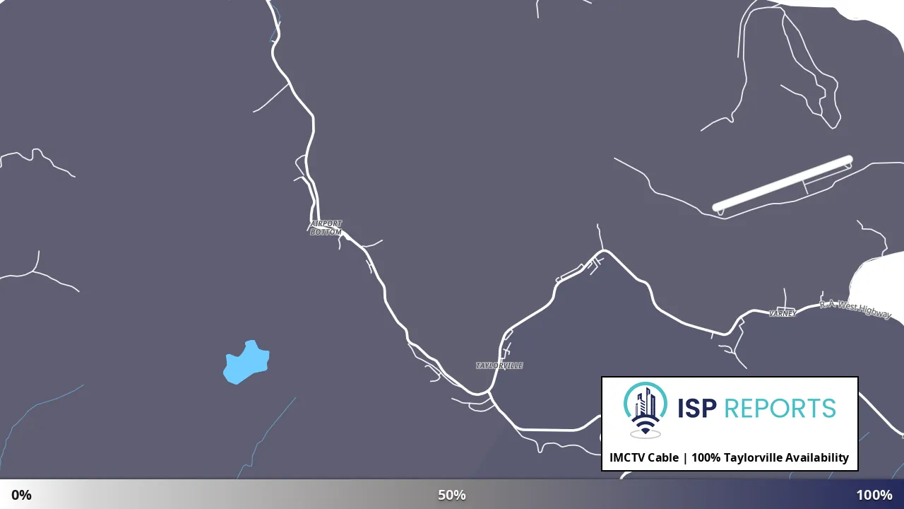 Taylorville, WV map of internet availability