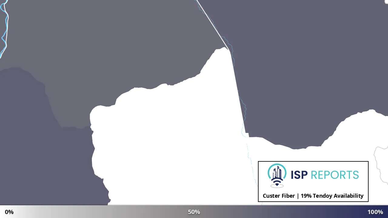 Tendoy, ID map of internet availability