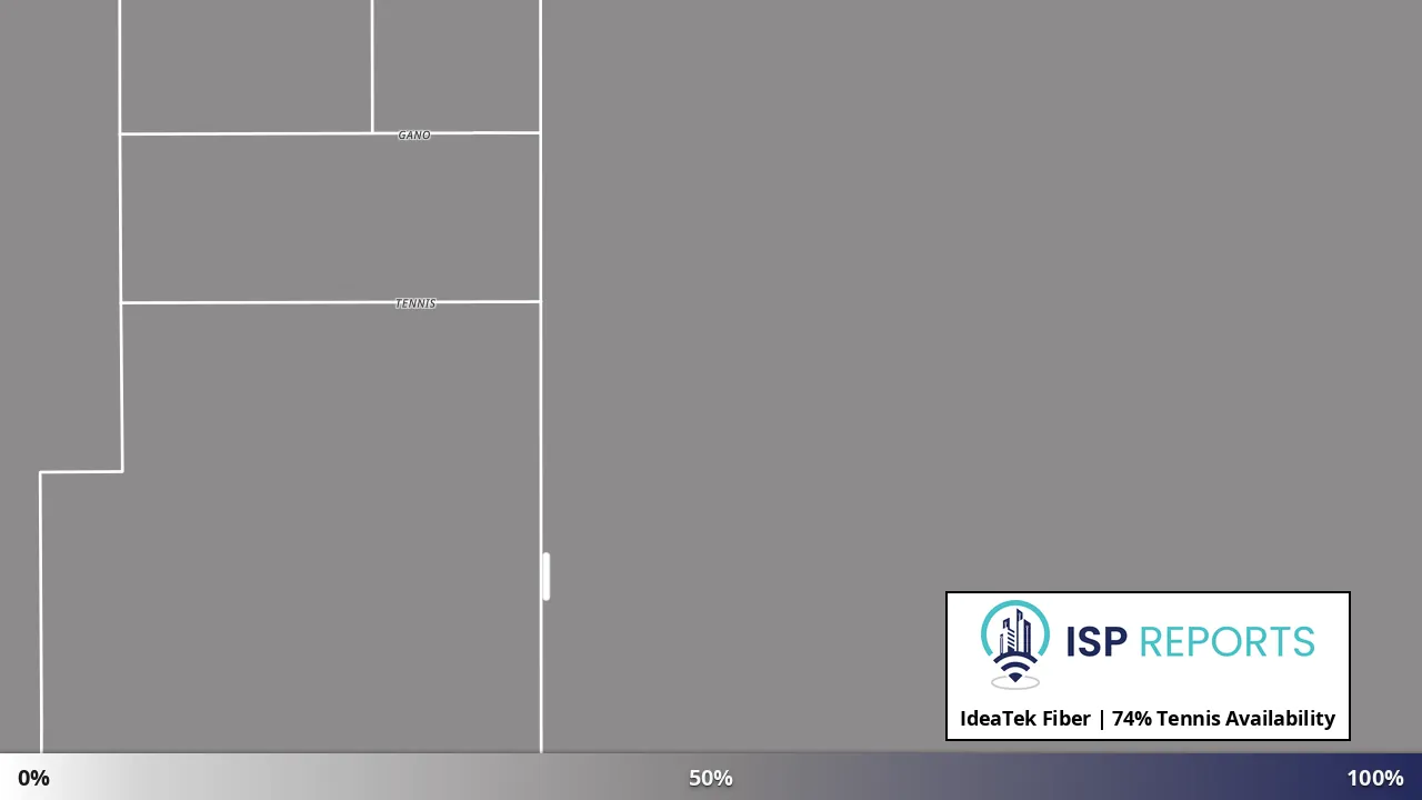 Tennis, KS map of internet availability