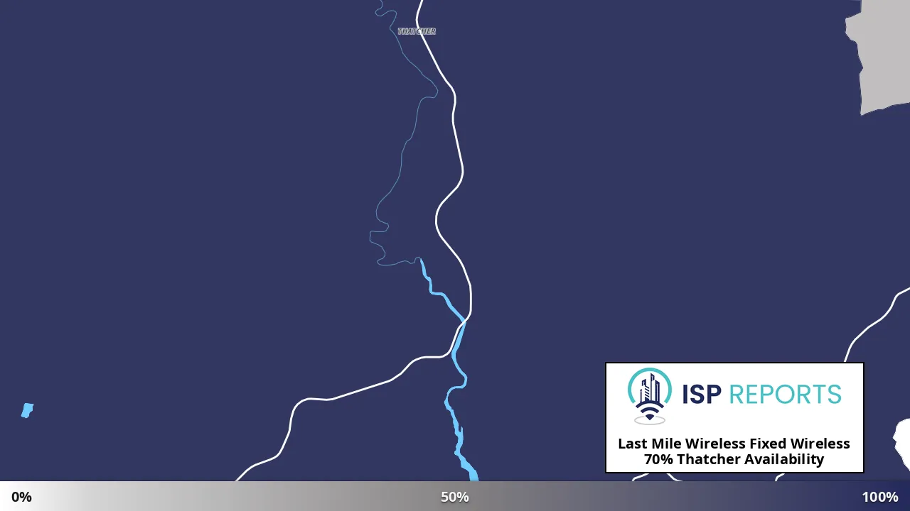 Thatcher, ID map of internet availability