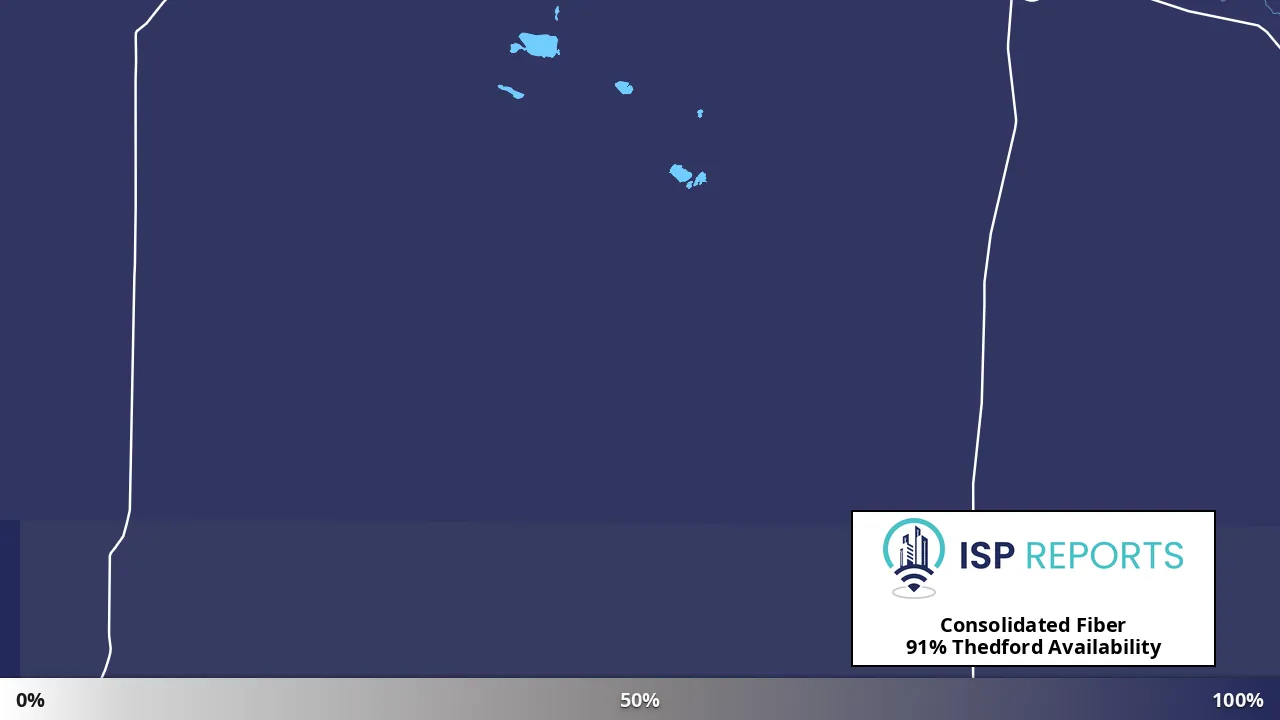Thedford, NE map of internet availability