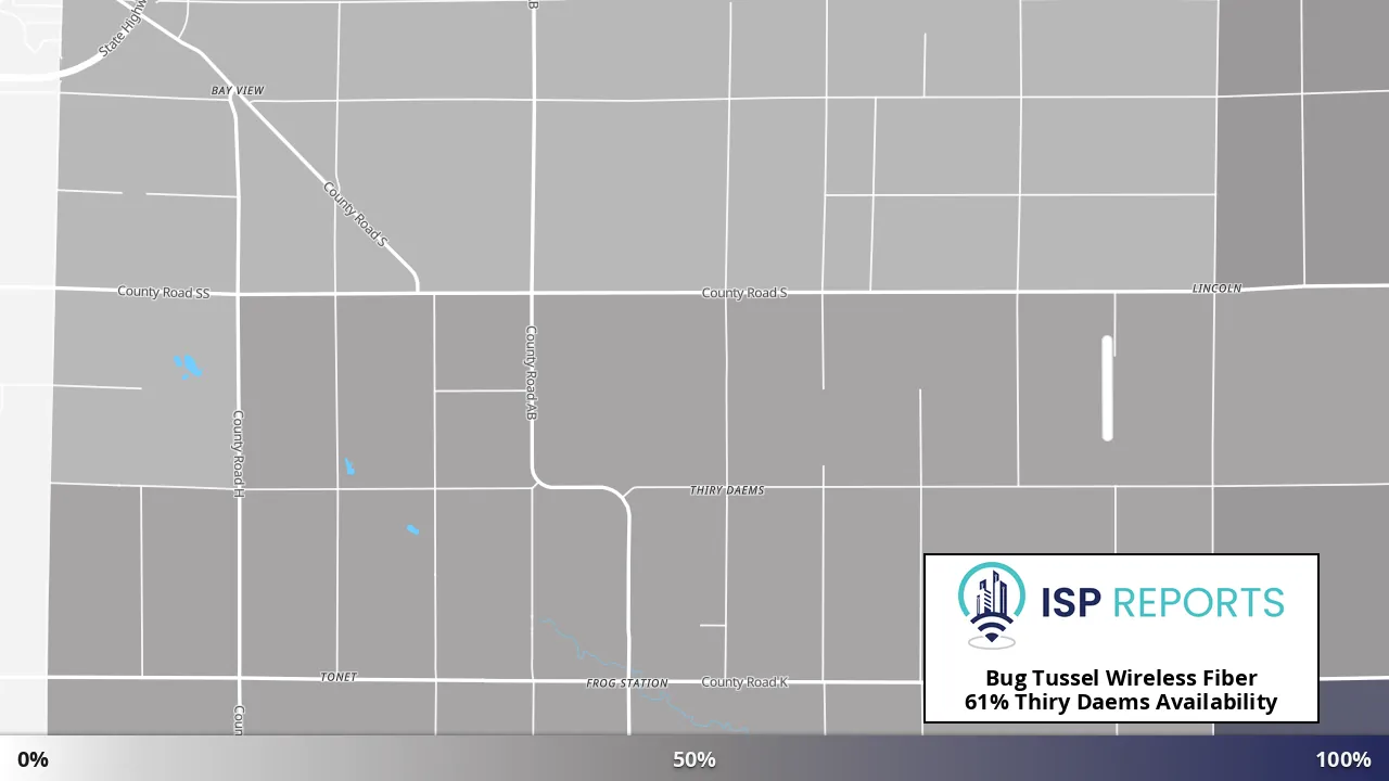 Thiry Daems, WI map of internet availability