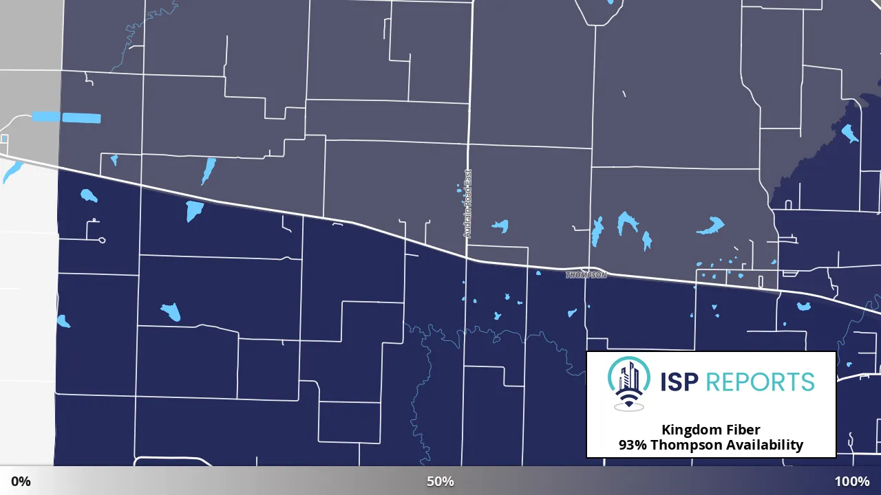 Thompson, MO map of internet availability