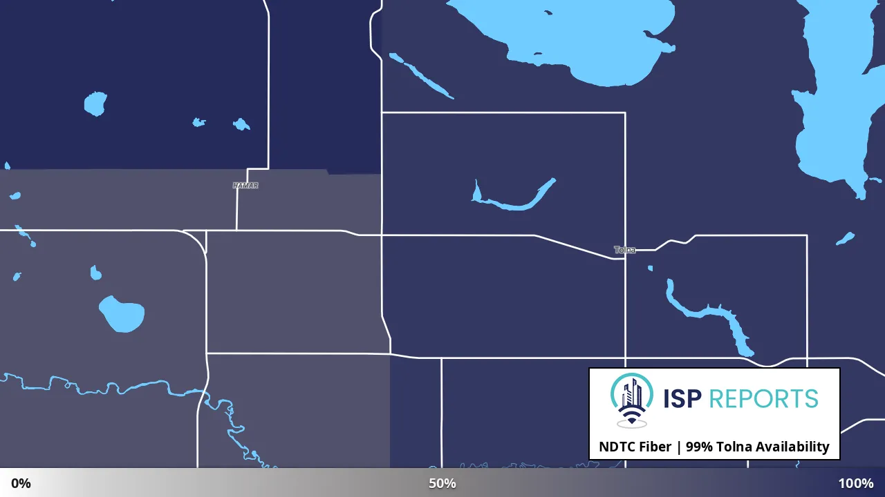 Tolna, ND map of internet availability