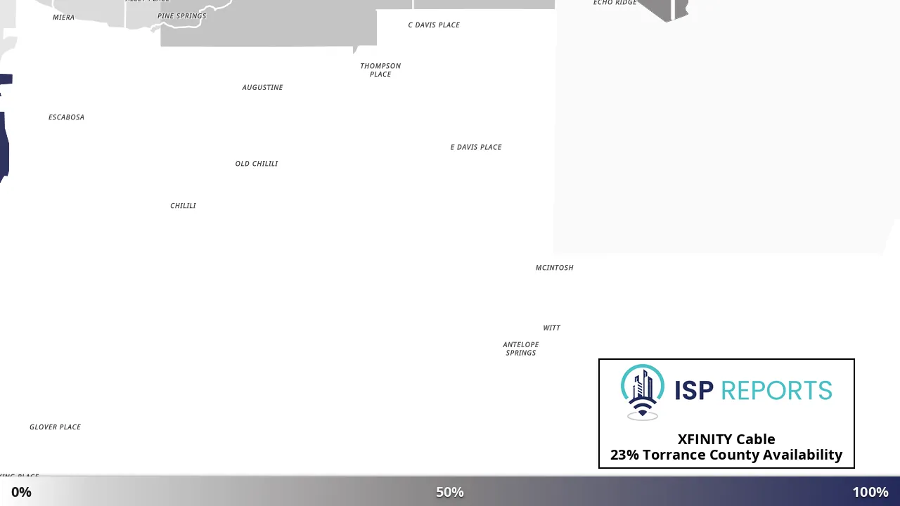 Torrance County, NM map of internet availability
