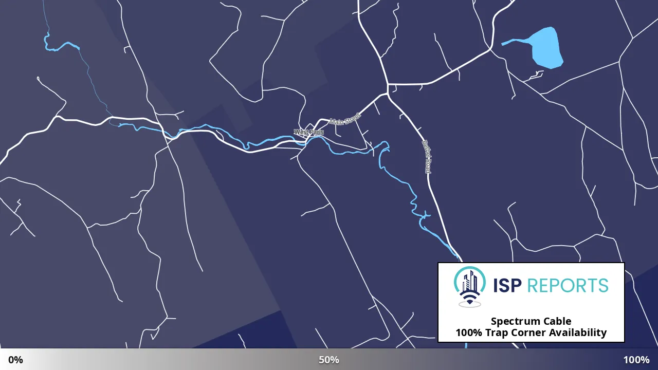 Trap Corner, ME map of internet availability