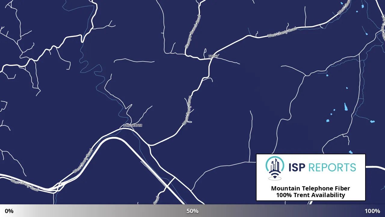 Trent, KY map of internet availability