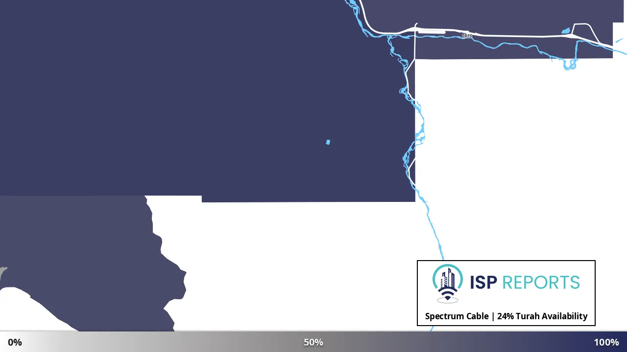 Turah, MT map of internet availability
