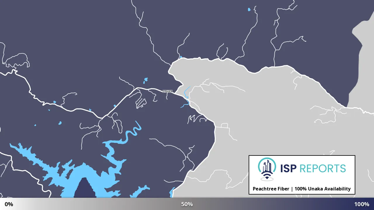 Unaka, NC map of internet availability
