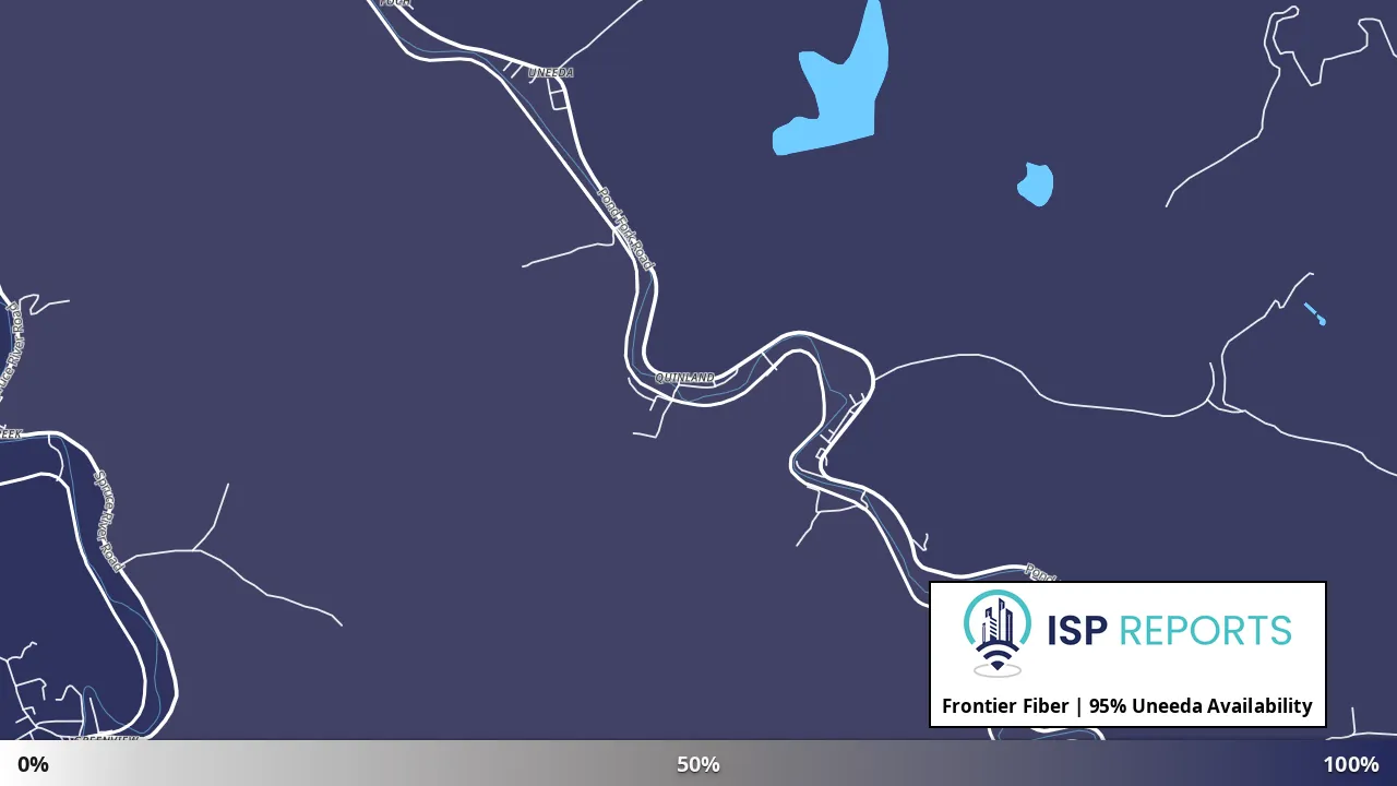 Uneeda, WV map of internet availability