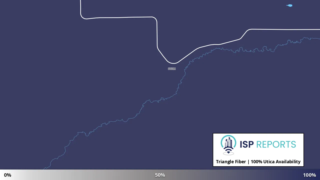 Utica, MT map of internet availability