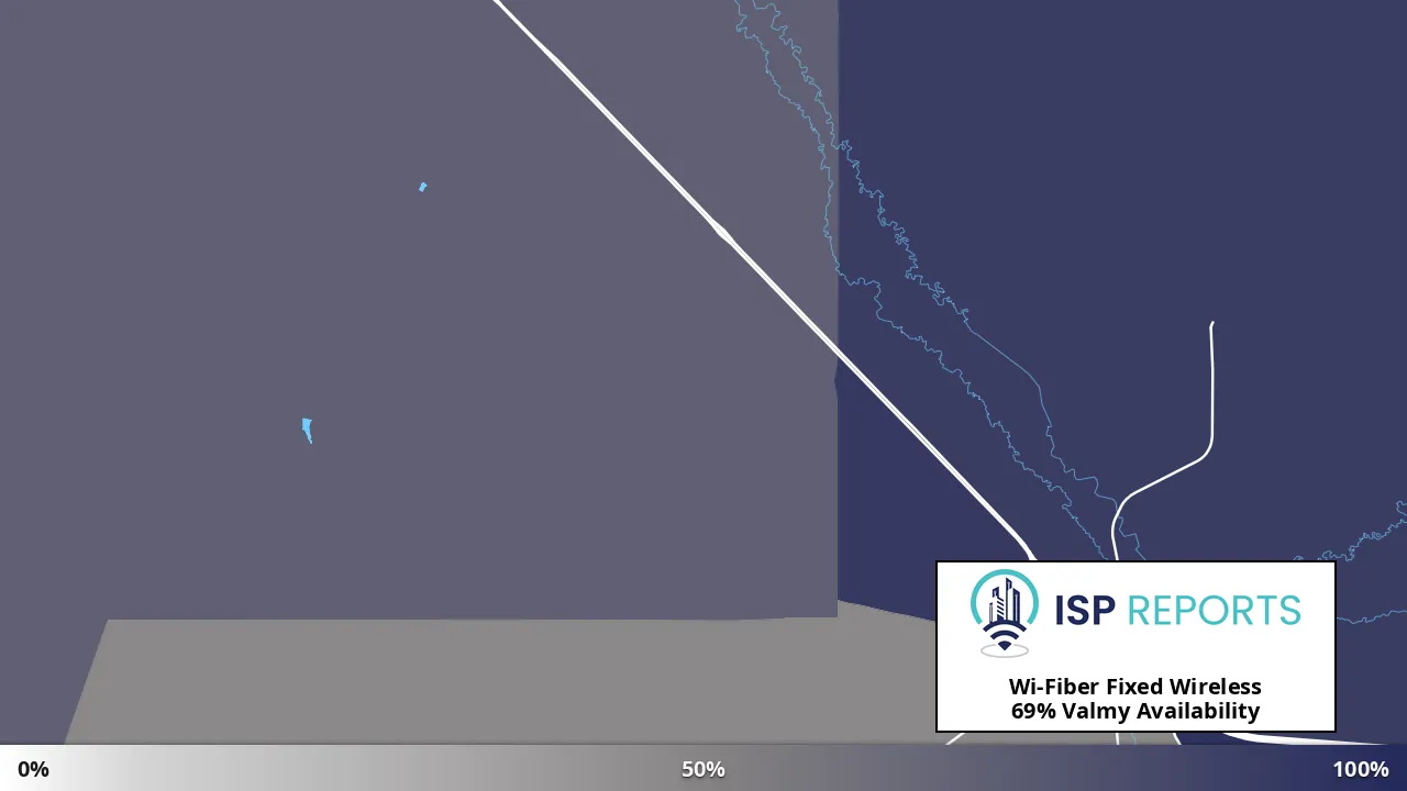 Valmy, NV map of internet availability