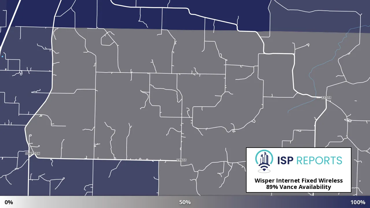 Vance, MO map of internet availability