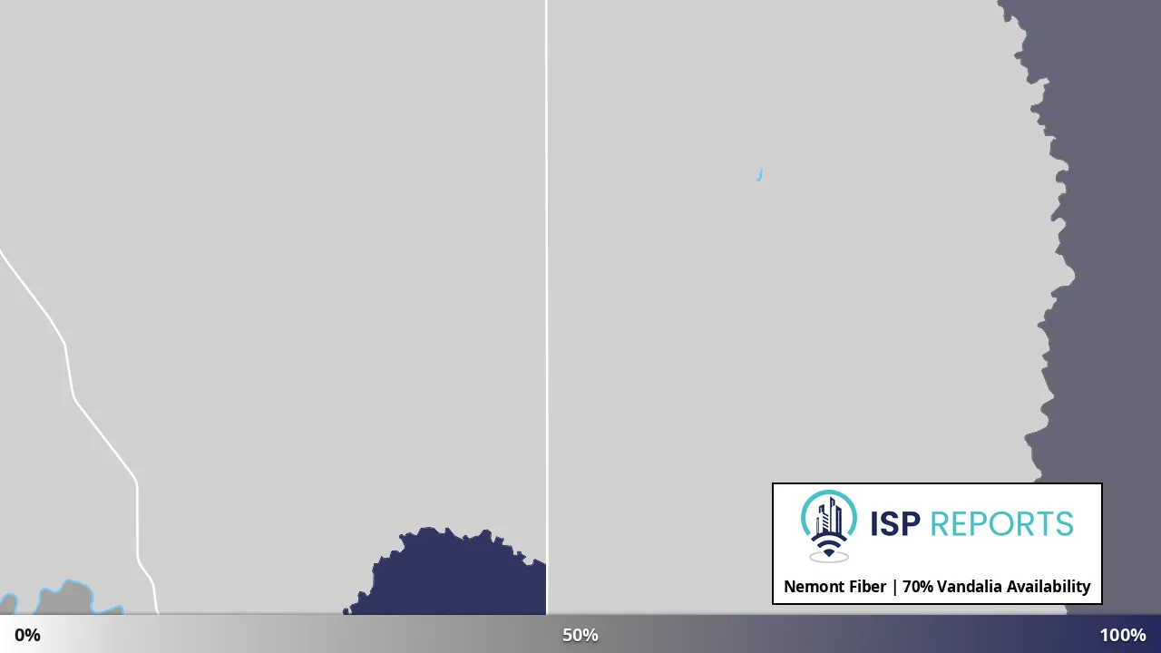 Vandalia, MT map of internet availability