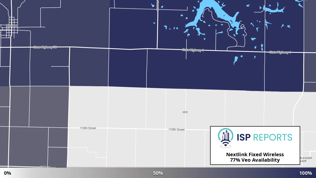 Veo, IA map of internet availability
