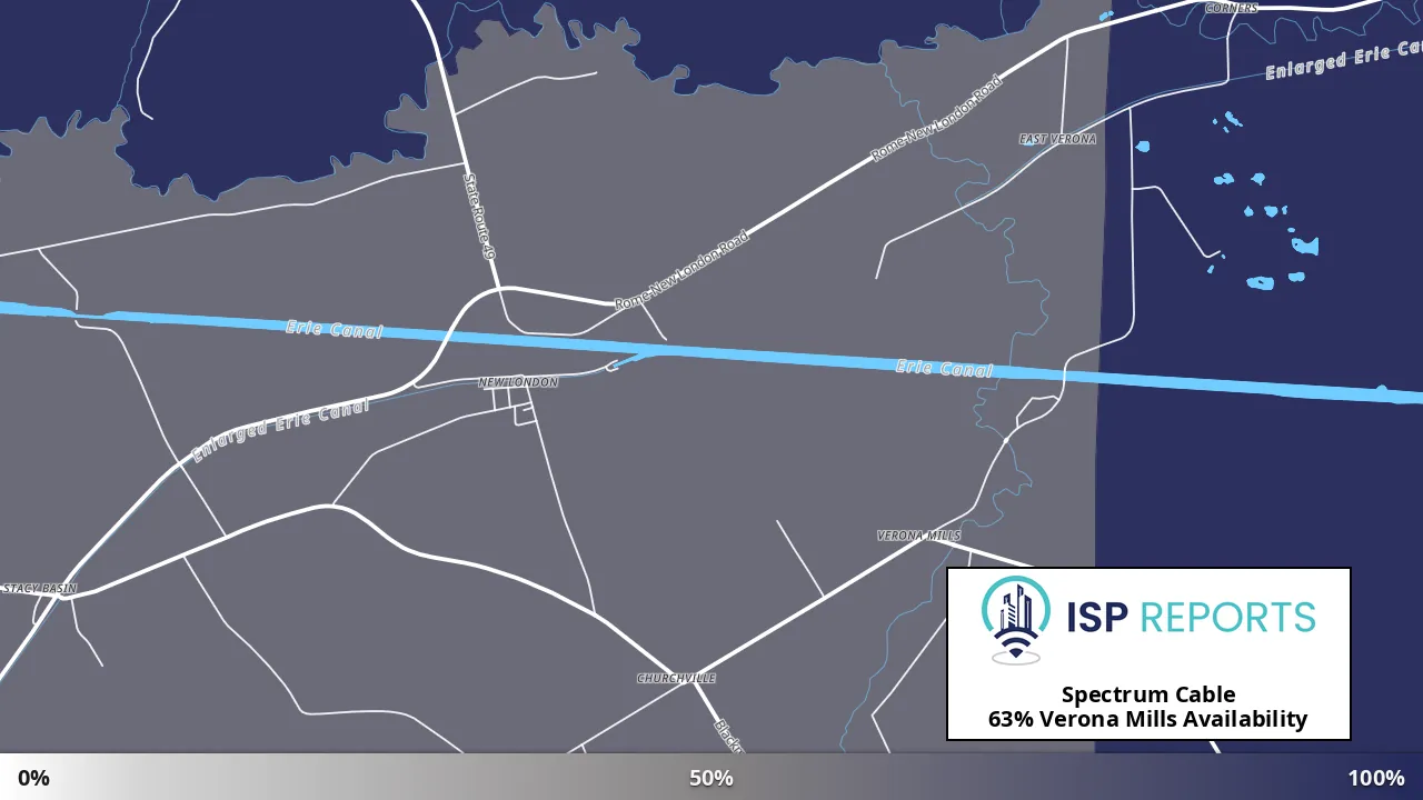 Verona Mills, NY map of internet availability