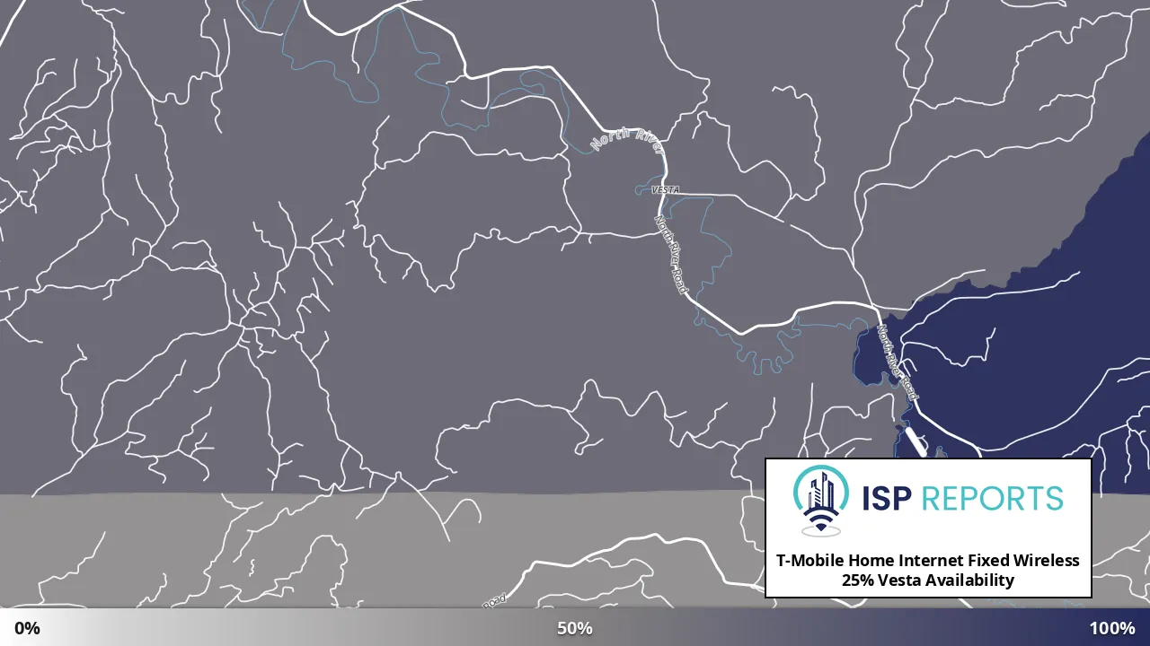 Vesta, WA map of internet availability