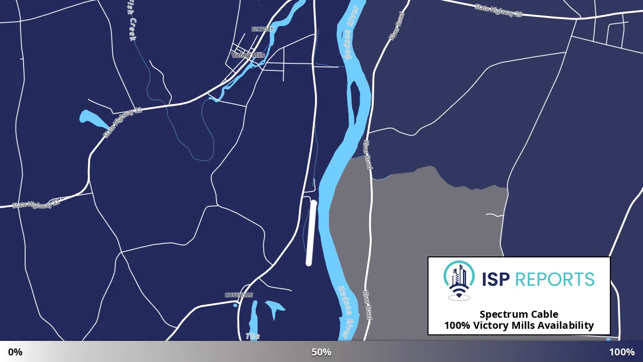 Victory Mills, NY map of internet availability