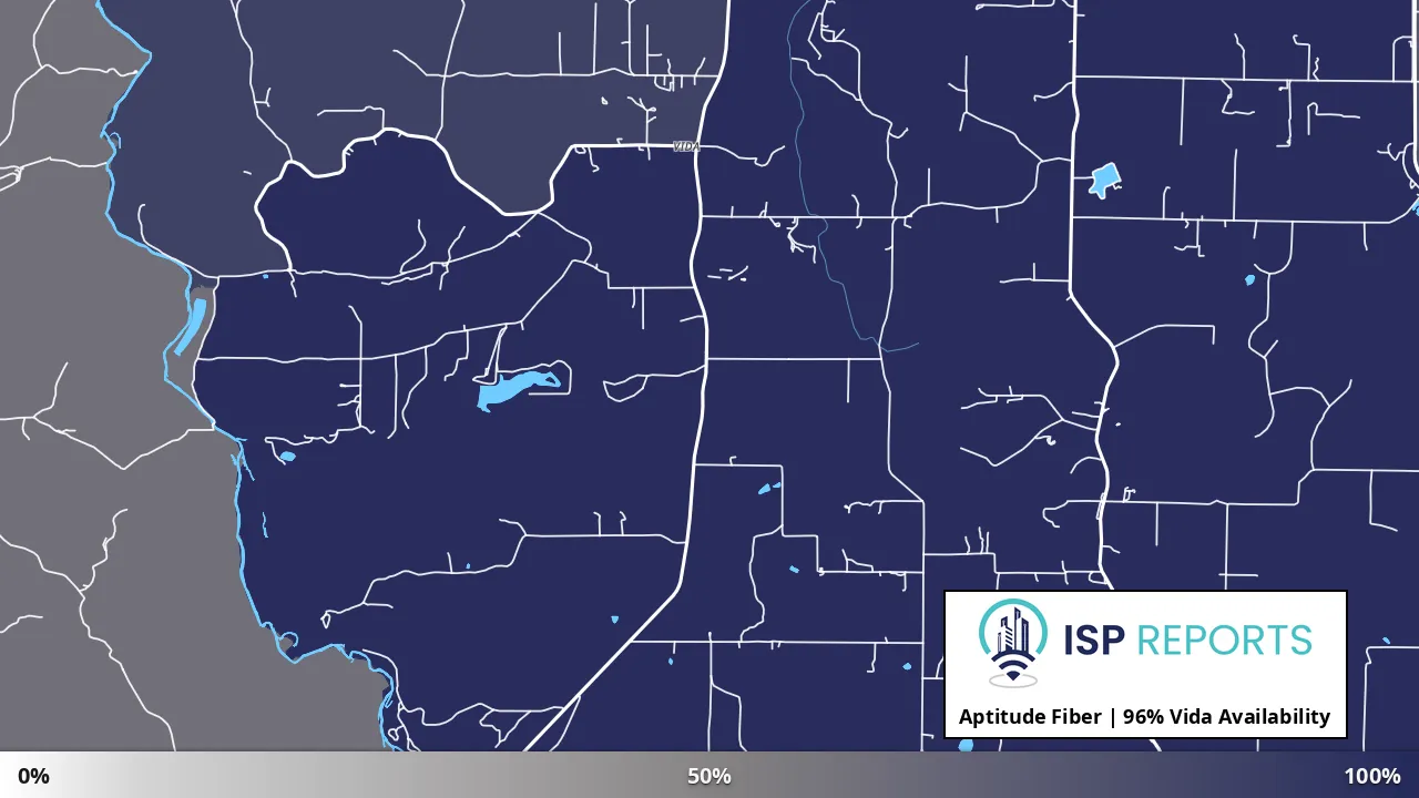 Vida, MO map of internet availability