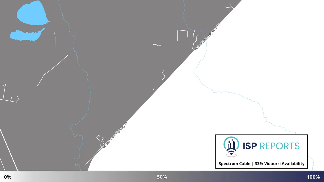 Vidaurri, TX map of internet availability