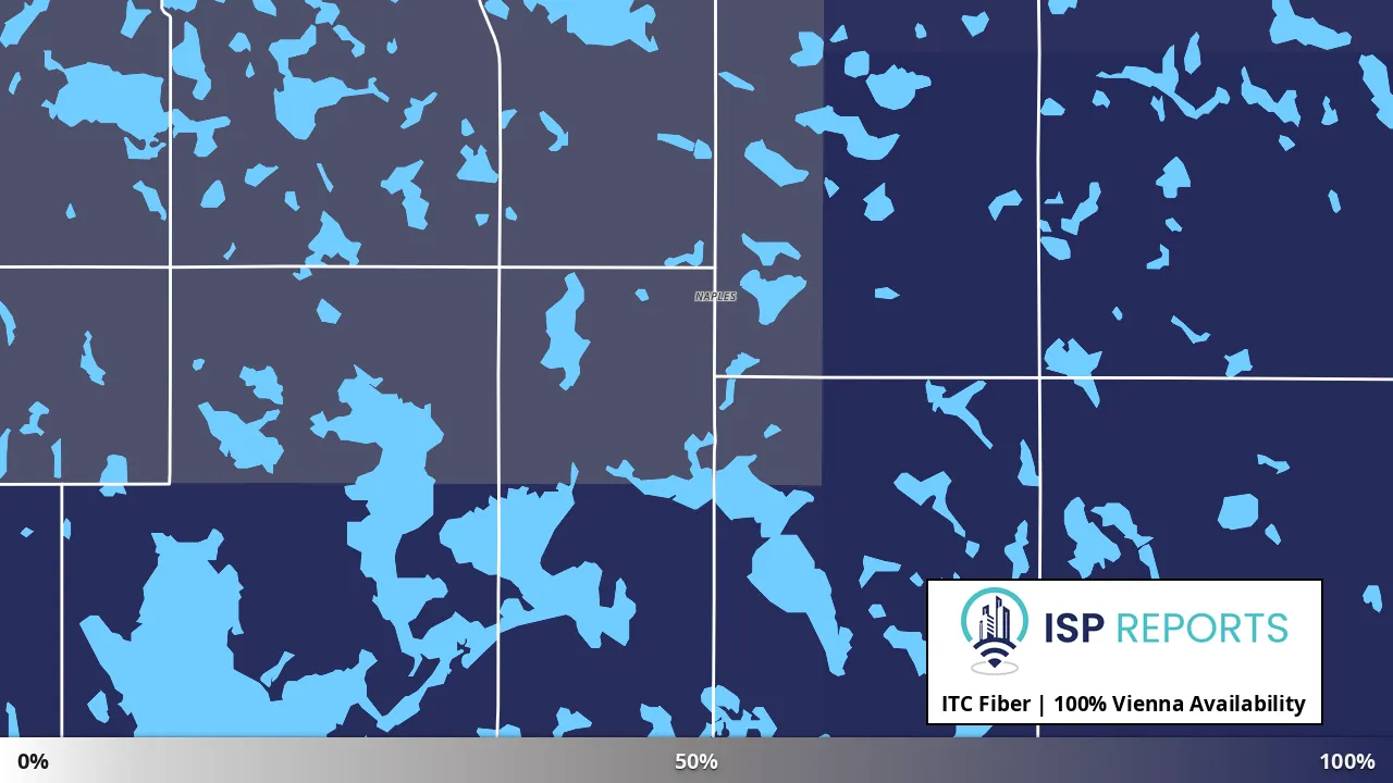 Vienna, SD map of internet availability