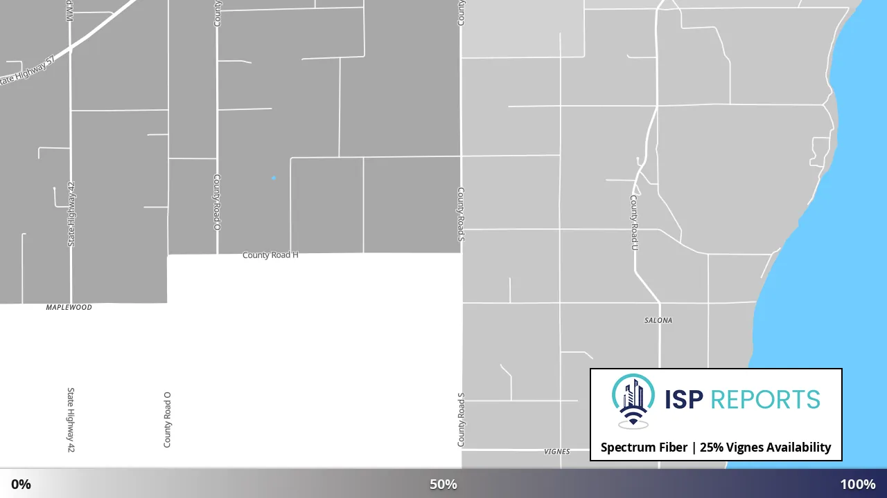 Vignes, WI map of internet availability