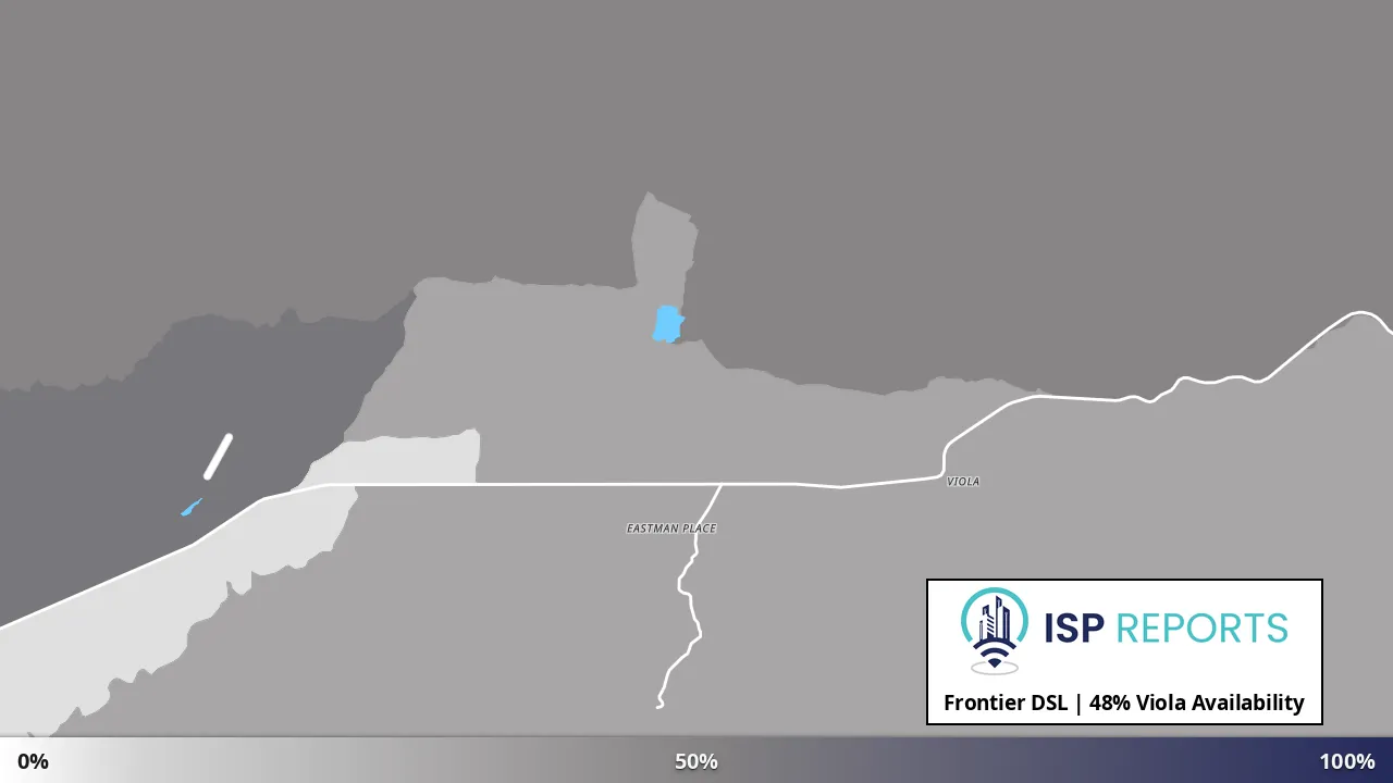Viola, CA map of internet availability