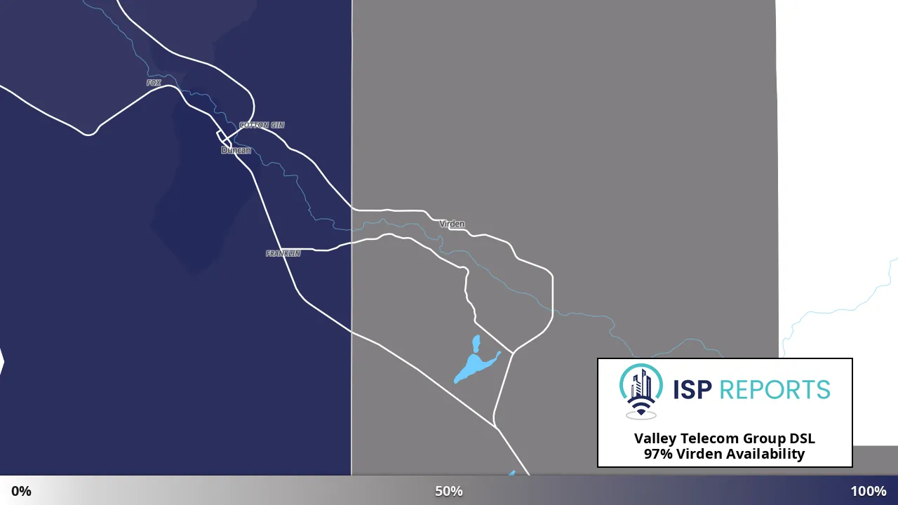 Virden, NM map of internet availability