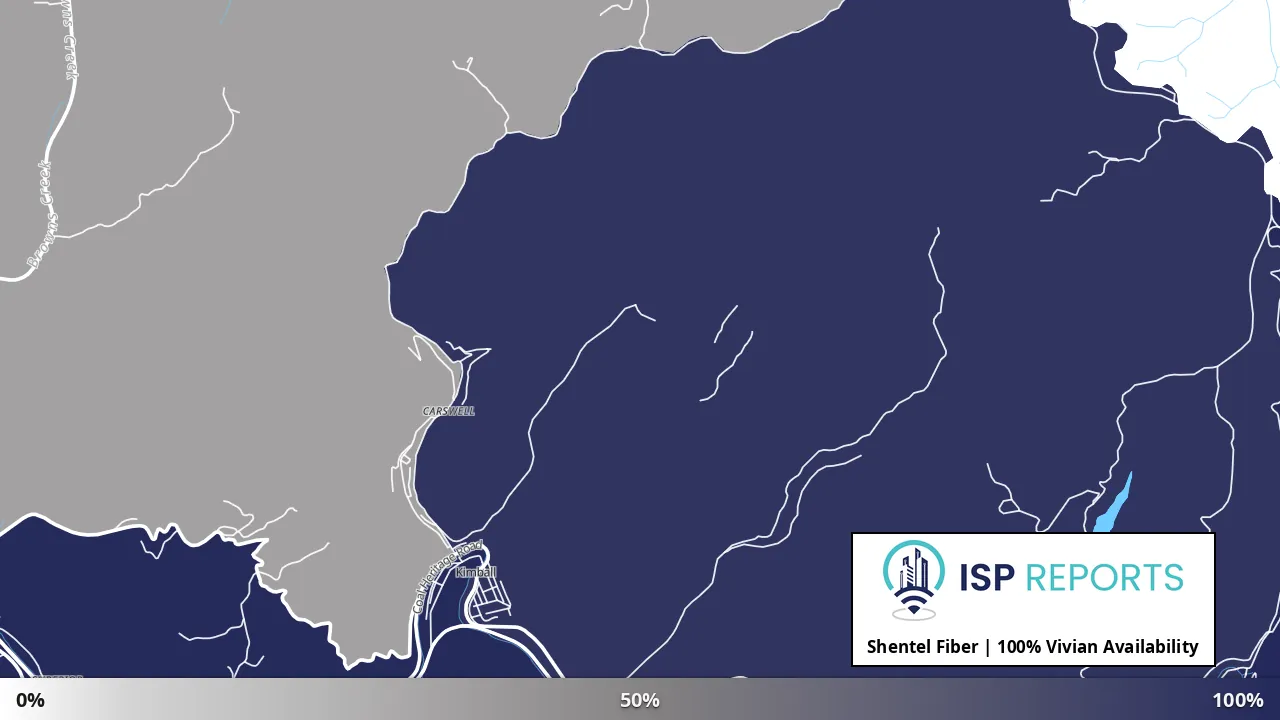 Vivian, WV map of internet availability