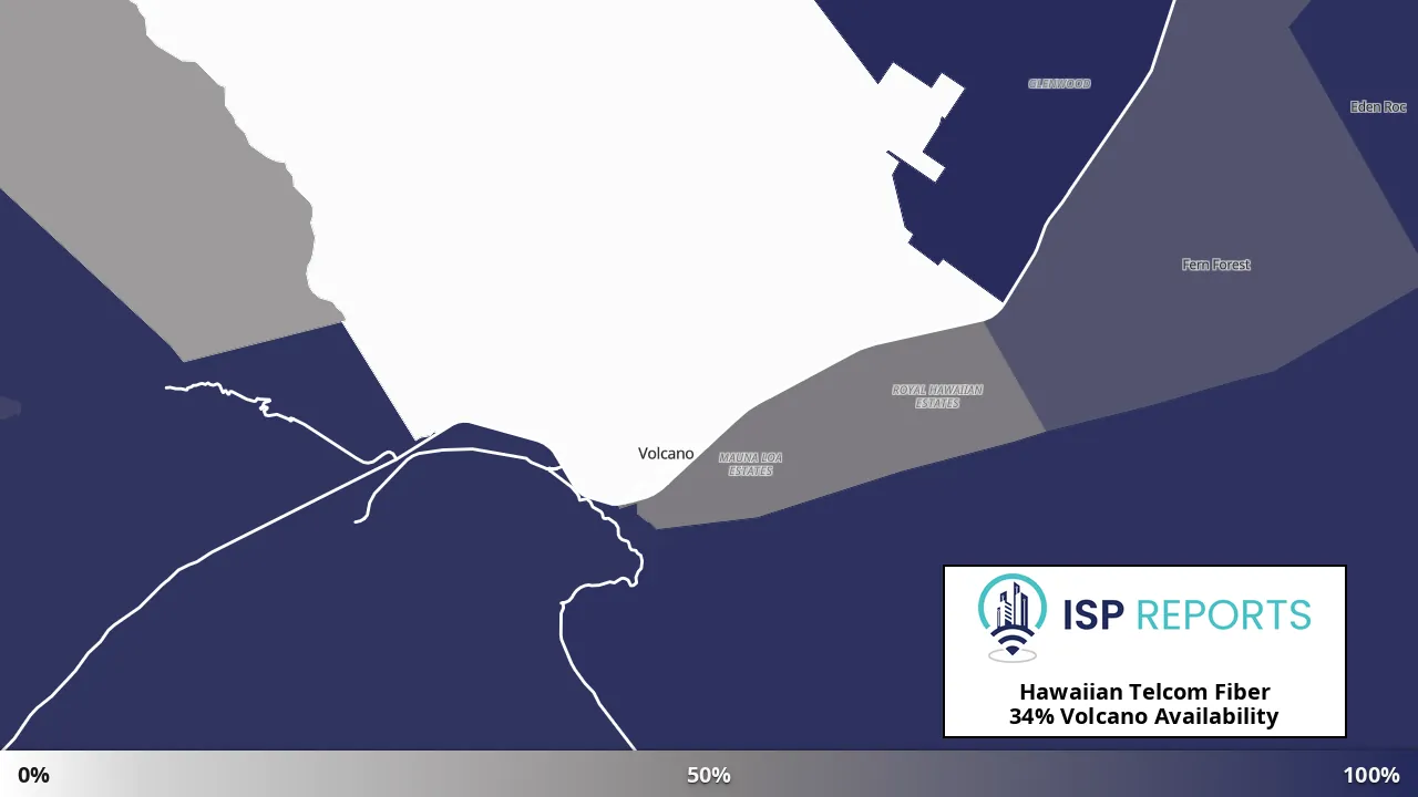 Volcano, HI map of internet availability