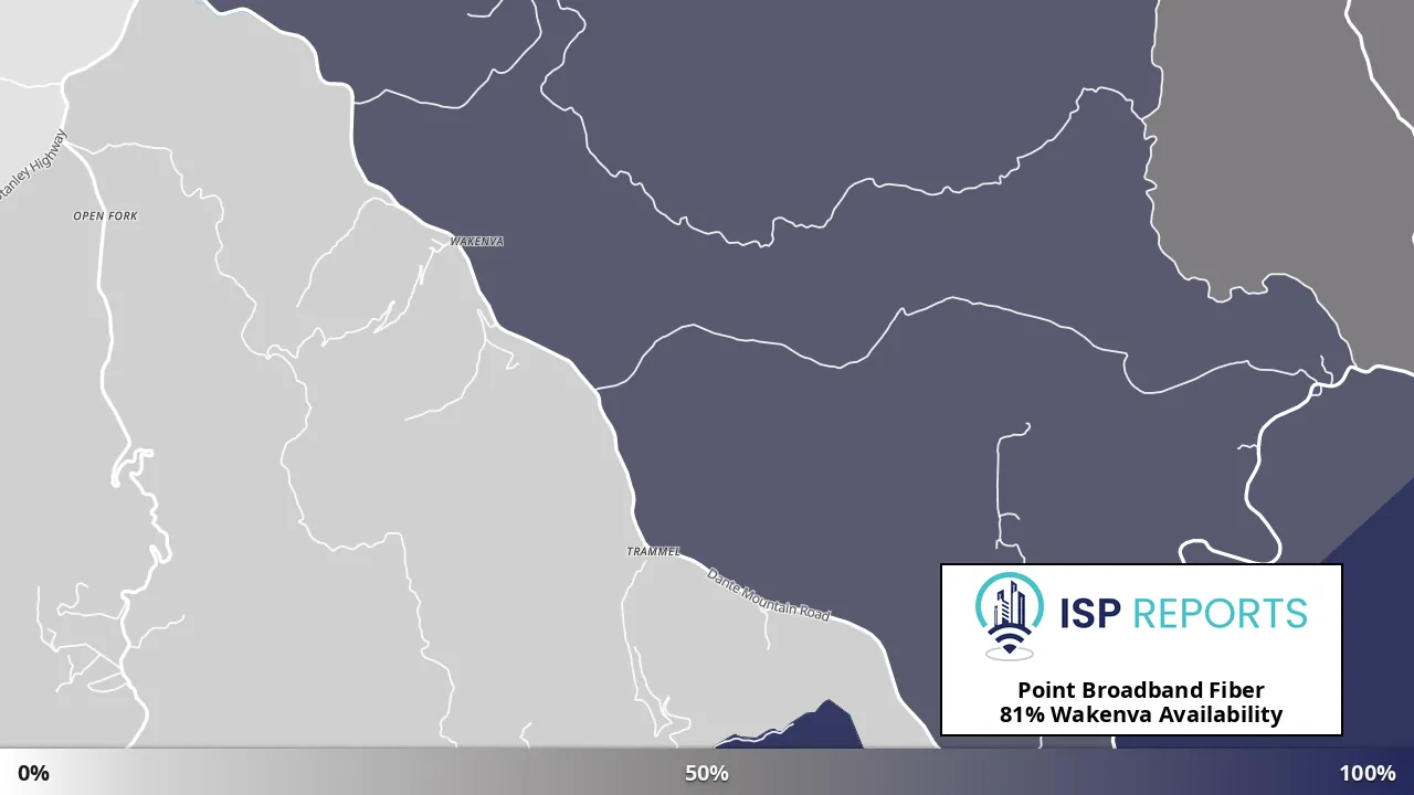 Wakenva, VA map of internet availability