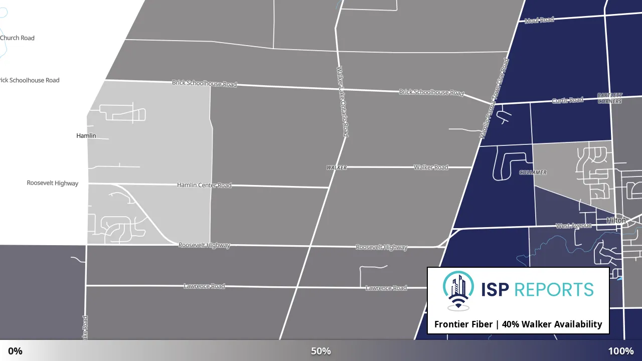 Walker, NY map of internet availability