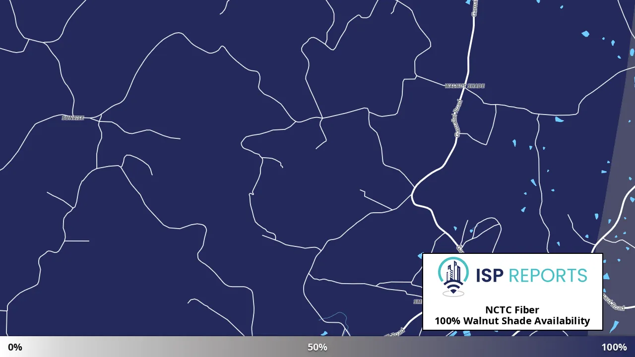 Walnut Shade, TN map of internet availability