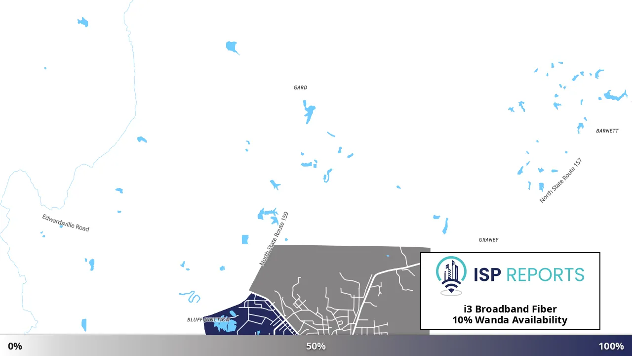 Wanda, IL map of internet availability