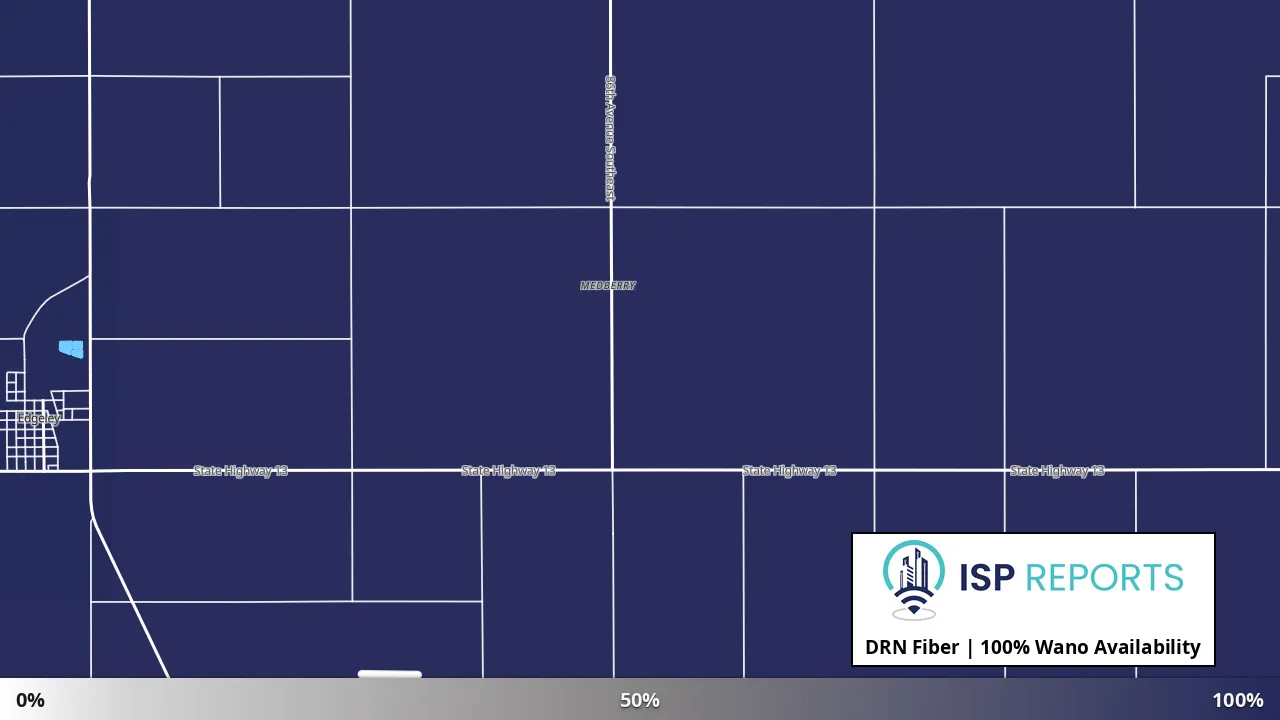 Wano, ND map of internet availability