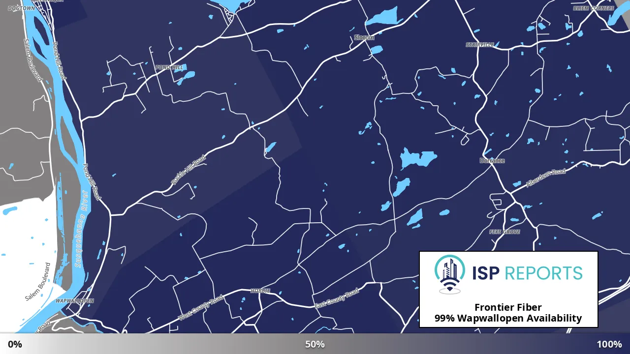 Wapwallopen, PA map of internet availability