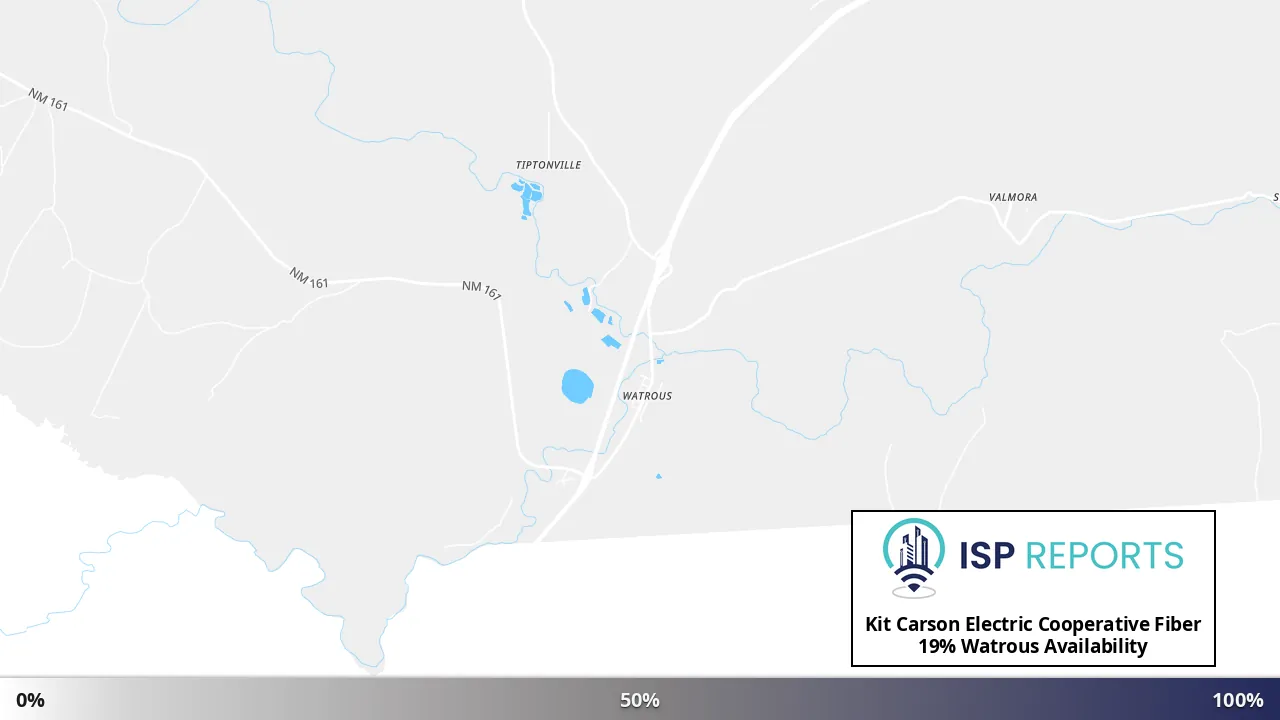 Watrous, NM map of internet availability