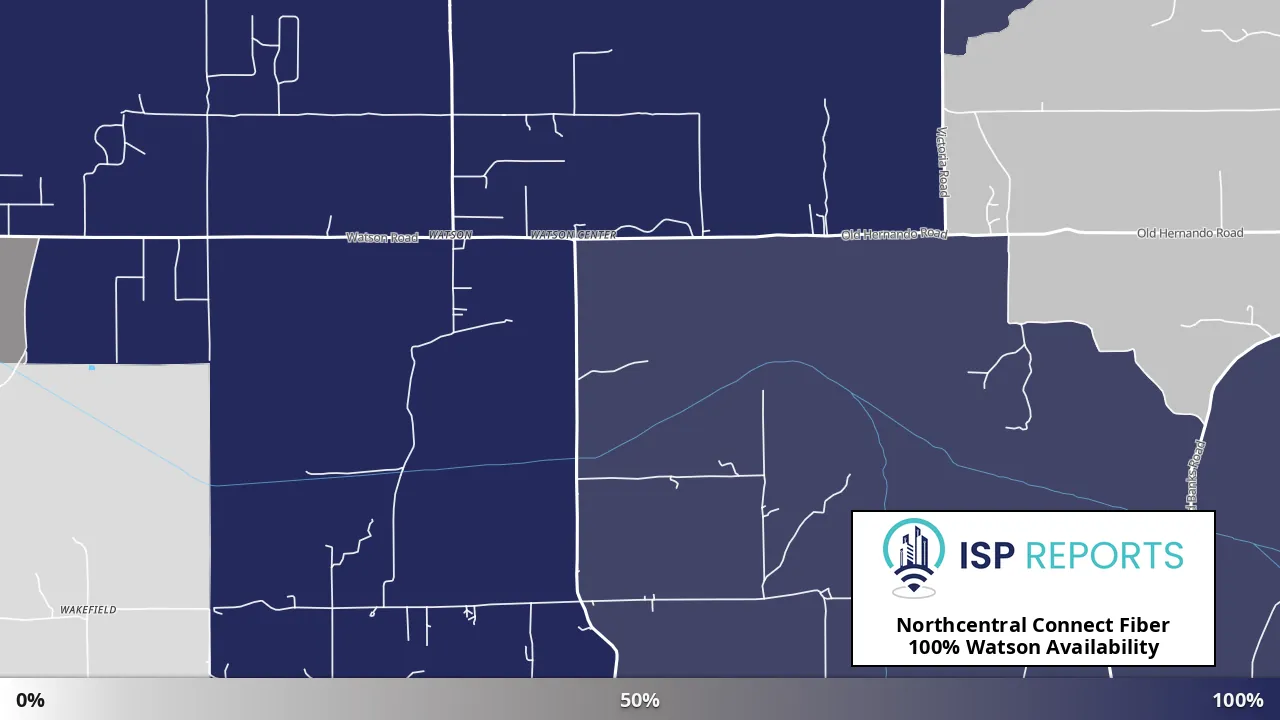 Watson, MS map of internet availability