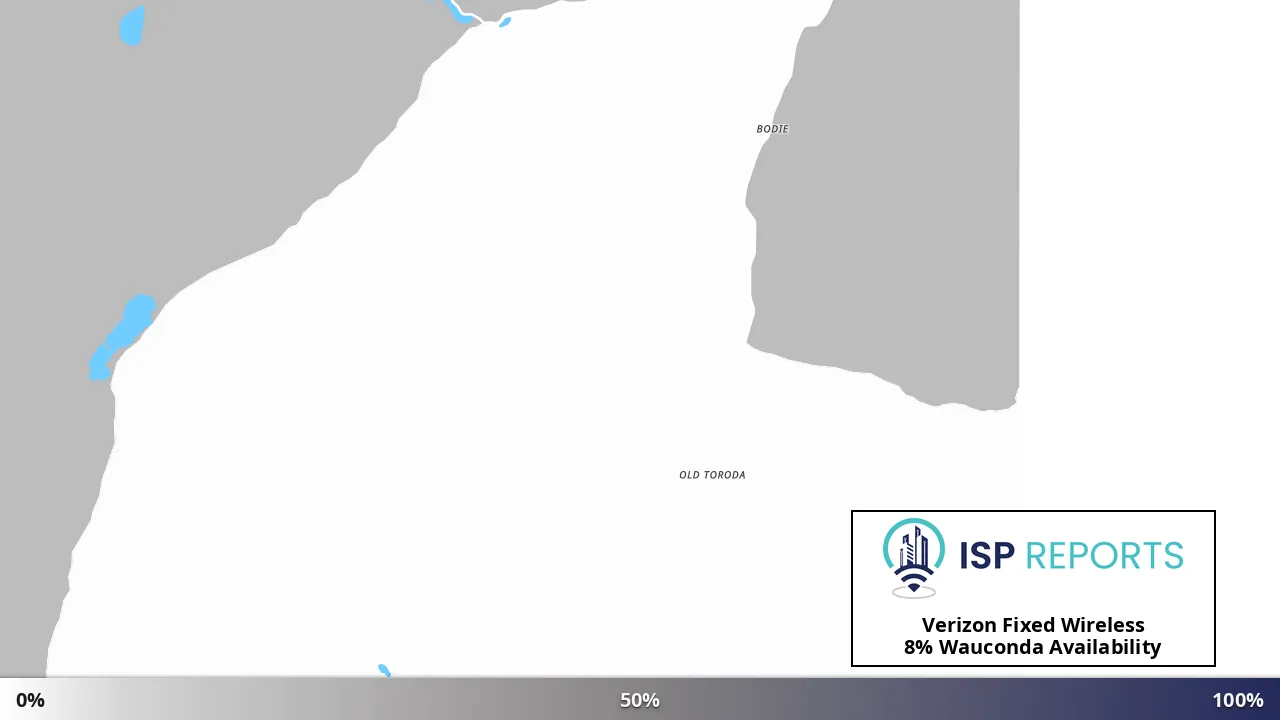 Wauconda, WA map of internet availability